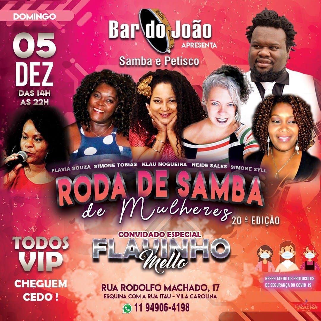 Evento de Roda De Samba De Mulheres