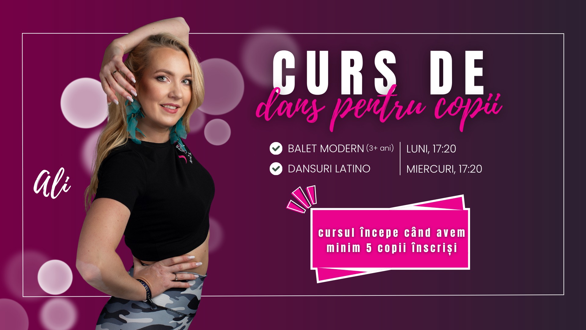 Curs de dans pentru copii