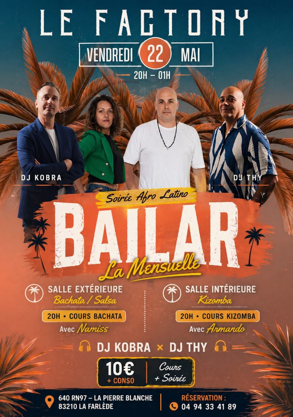 🔥🌴 BAILAR AFRO LATINO au Factory 💃🏾🕺🏽