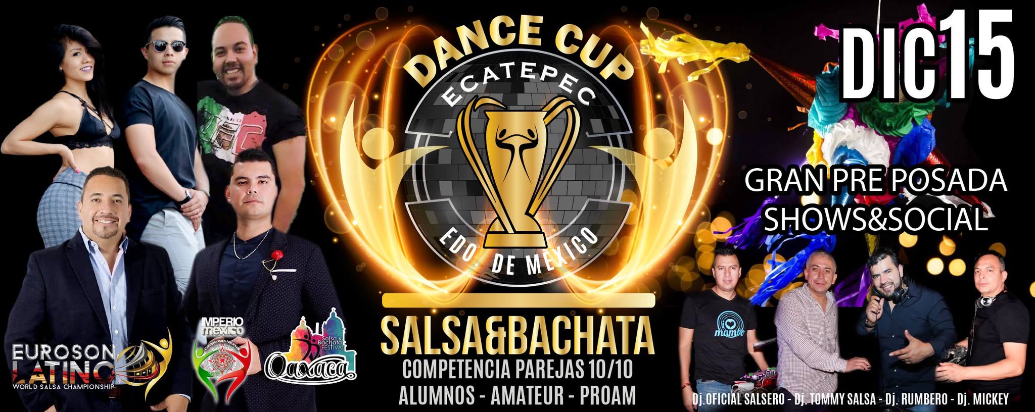 1er. Competencia Salsa&Bachata Ecatepec Edo. de México