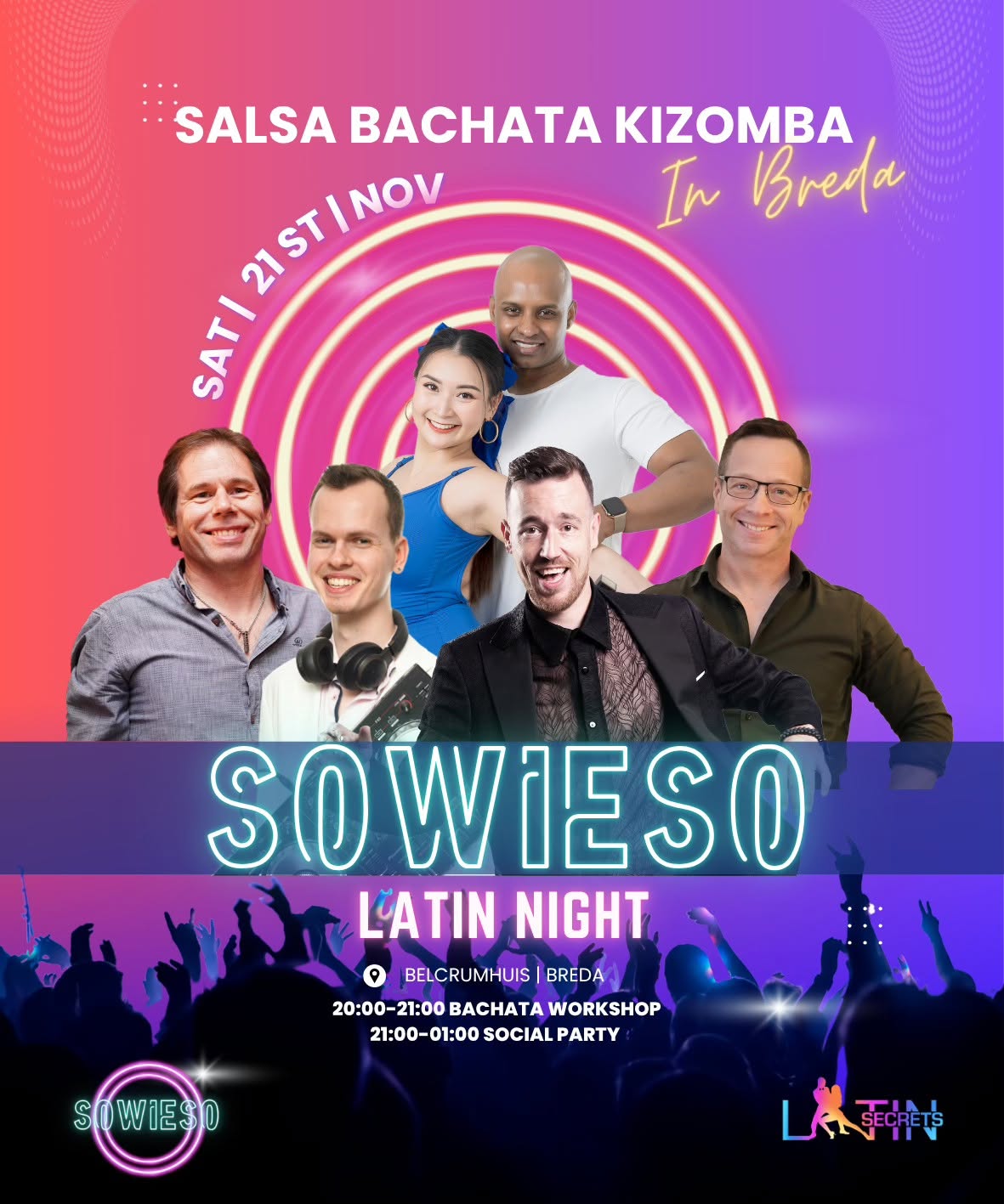 SOWIESO LATIN NIGHT: SALSA BACHATA KIZOMBA IN BREDA