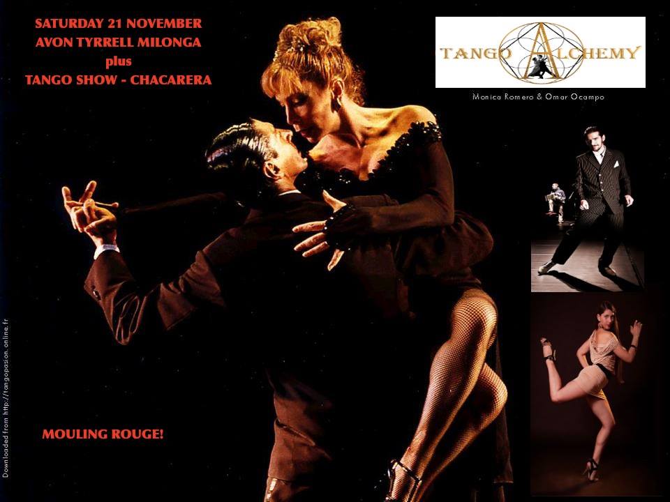SATURDAY 21 NOVEMBER MILONGA with TANGO SHOW