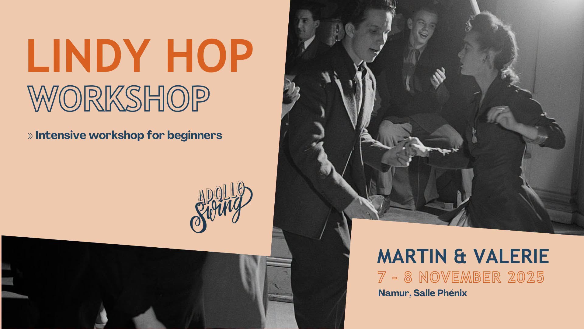 Stage de Lindy Hop intensif à Namur - Apollo Swing