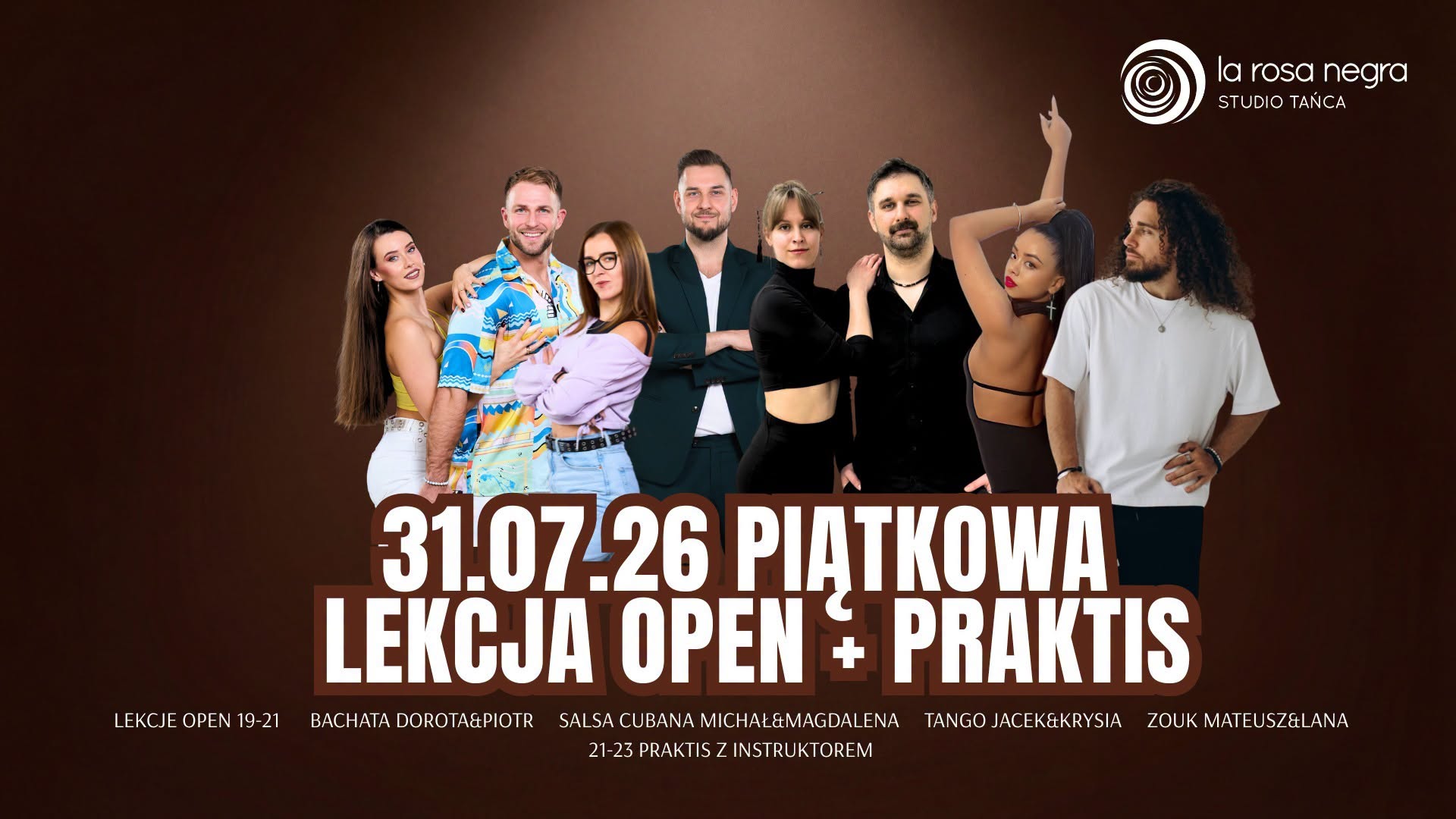 LEKCJE OPEN + PRAKTIS w La Rosa Negra!