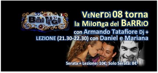 VEN08 torna la MIlonga del BARRIO