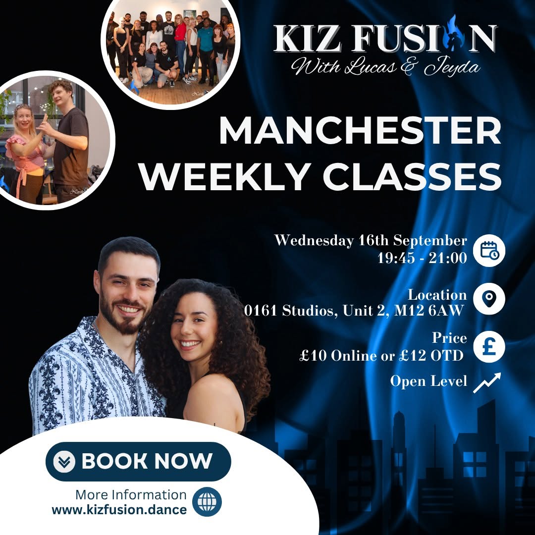 Kiz Fusion Manchester Weekly Classes with Lucas & Jeyda