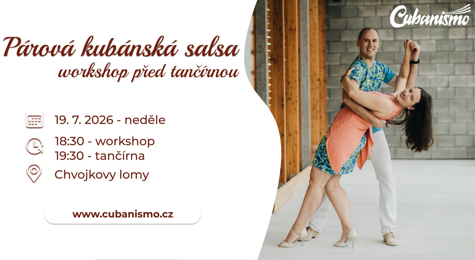 Workshop kubánské salsy + tančírna