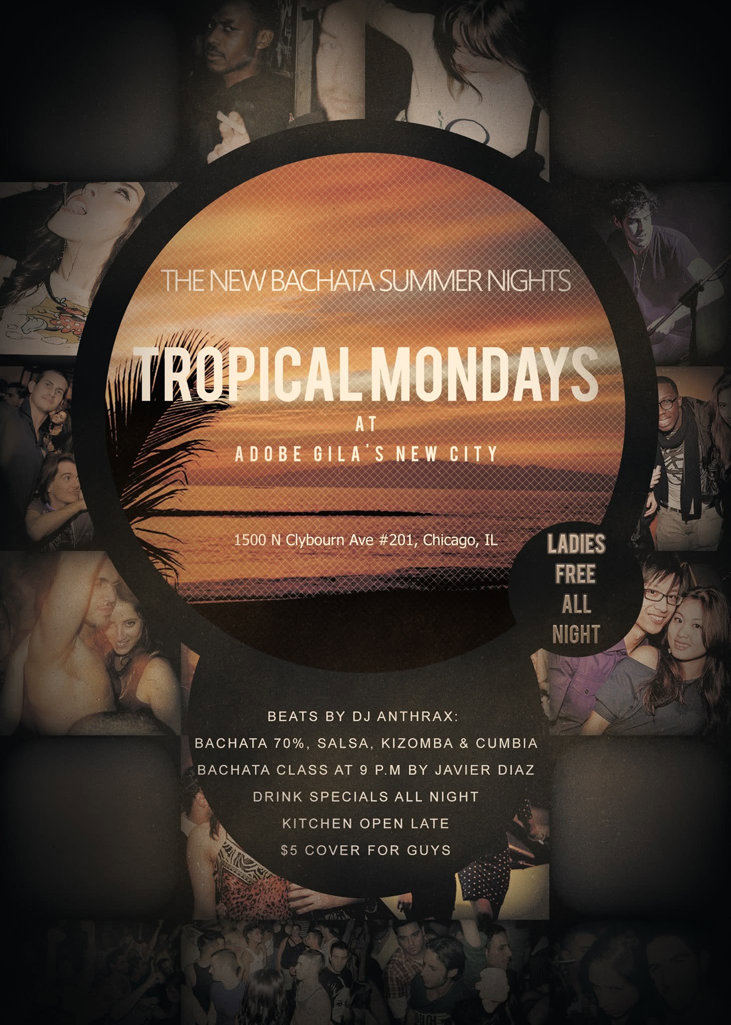 Bachata Nights @Adobe Gilas Lincoln Park (Monday 18th)