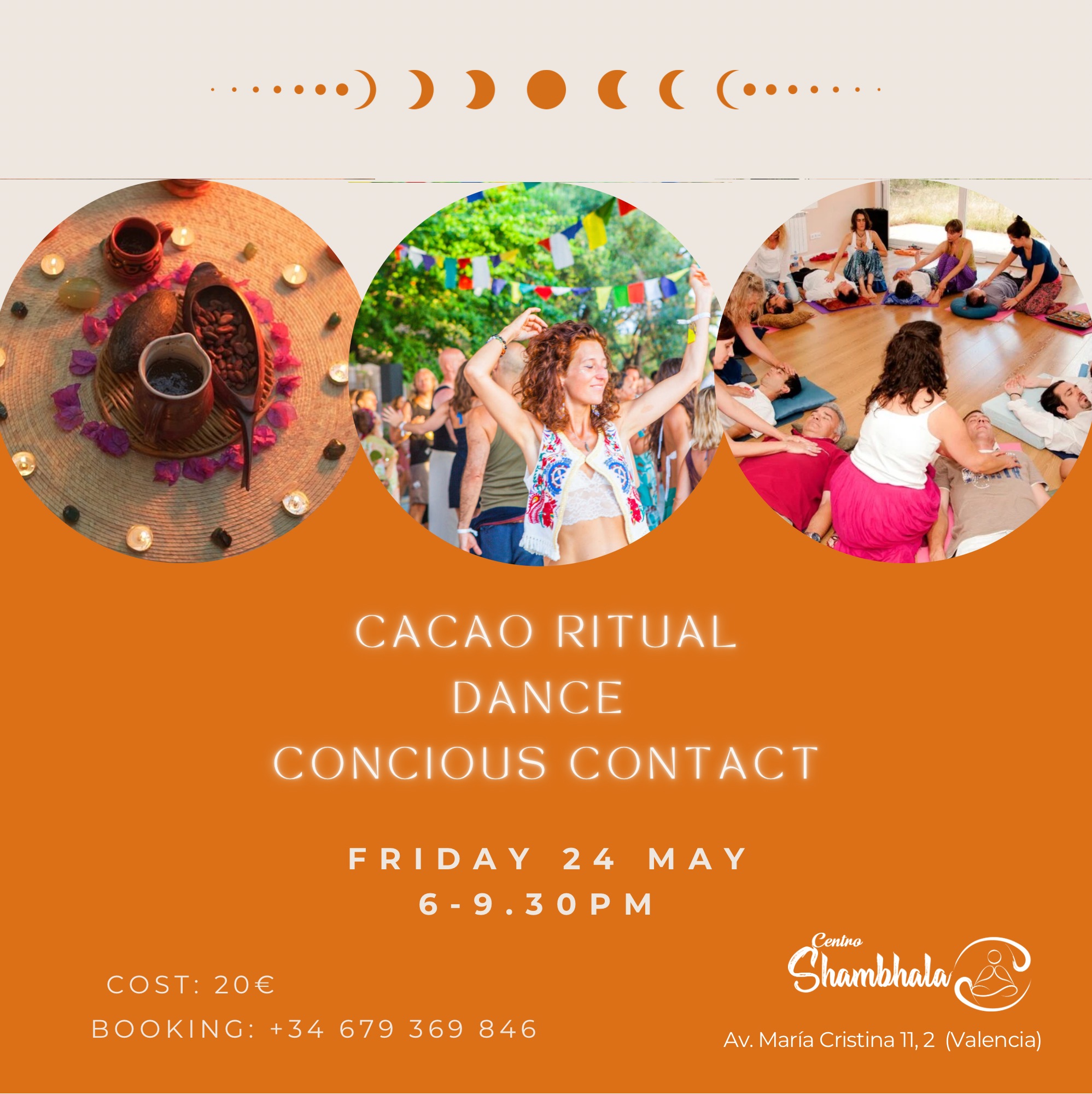 Cacao Ritual, Dance and Concious Contact