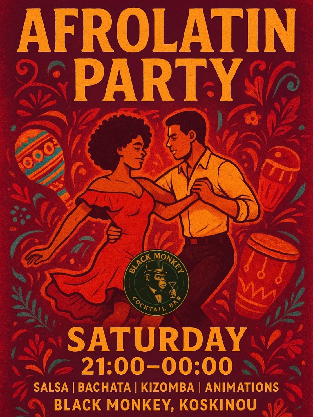 AfroLatin Party Black Monkey 21:00