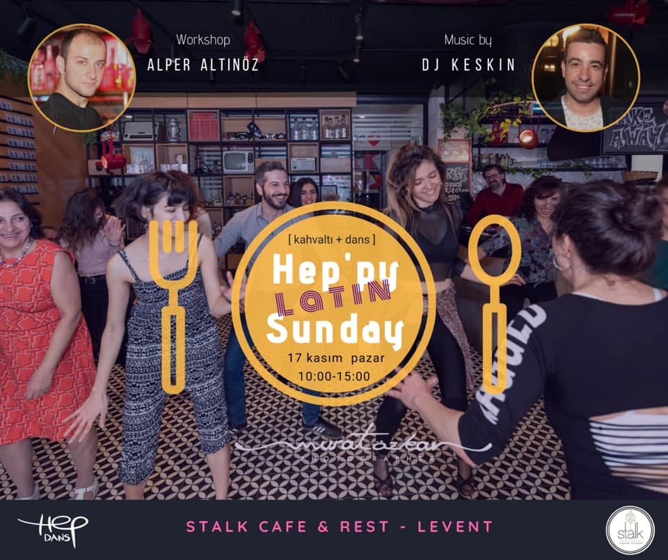 HEP'py Sunday 17 Kasım Pazar Stalk Cafe