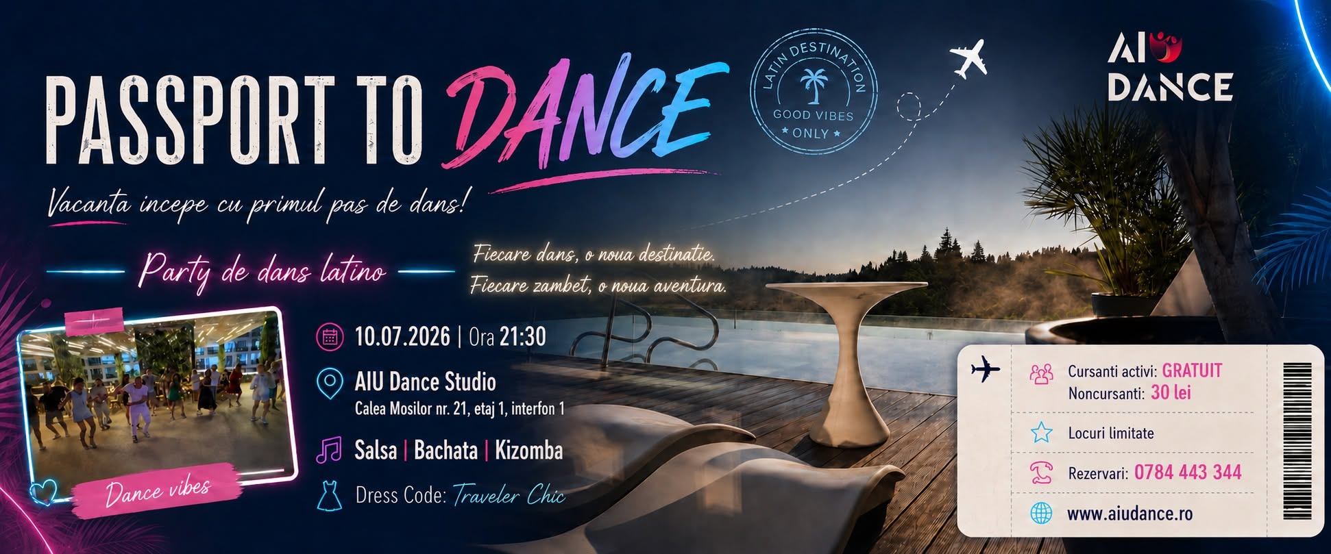 Passport to Dance Latino Party by AIU Dance βοΈ