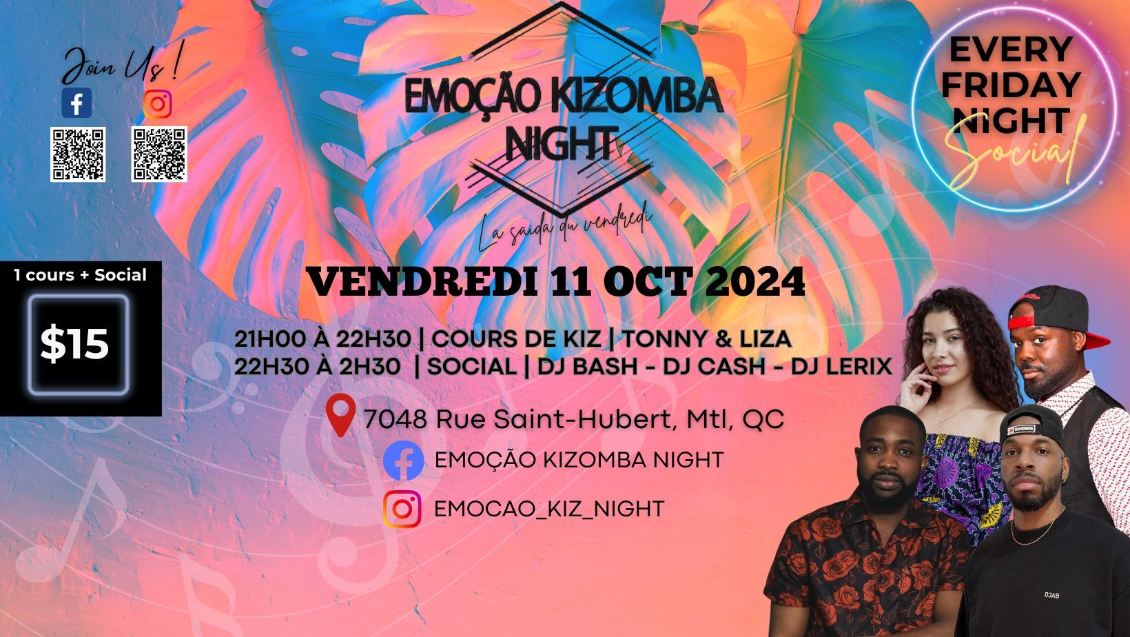 Emoção Kizomba Night, Your Friday Saïda!