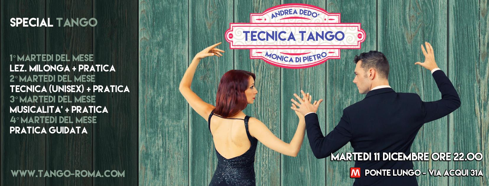 Tecnica Tango - La libertà del controllo #Lezione+Pratica - Roma