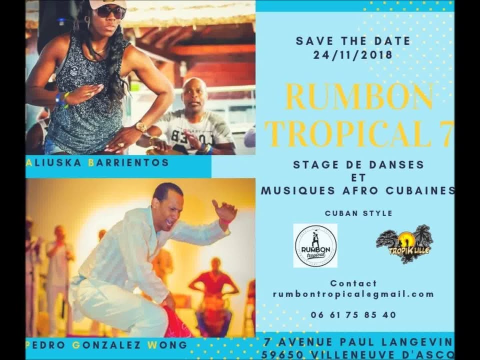 Stage Rumbon Tropical VII-Danses Afro cubaines et Rumba