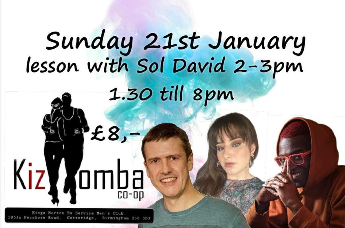 Kizomba CoOp 21st January. Sol David, Dj David & Dj Romi