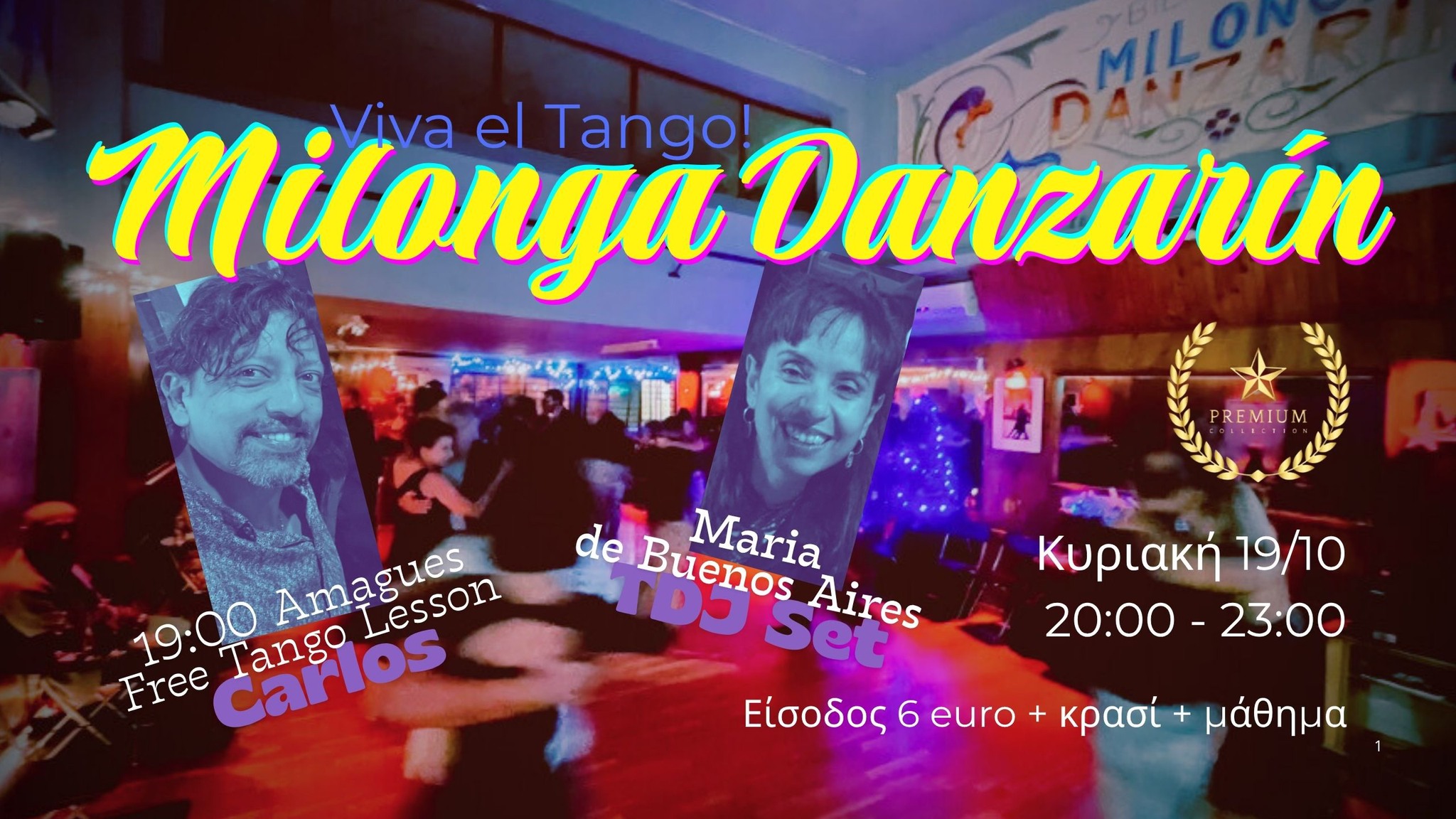 Milonga Danzarin - Lesson Carlos - TDJ Maria de Buenos Aires