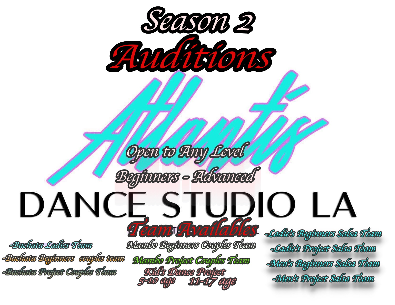 Atlantis Dance Studio LA ( Auditions Session 2 )