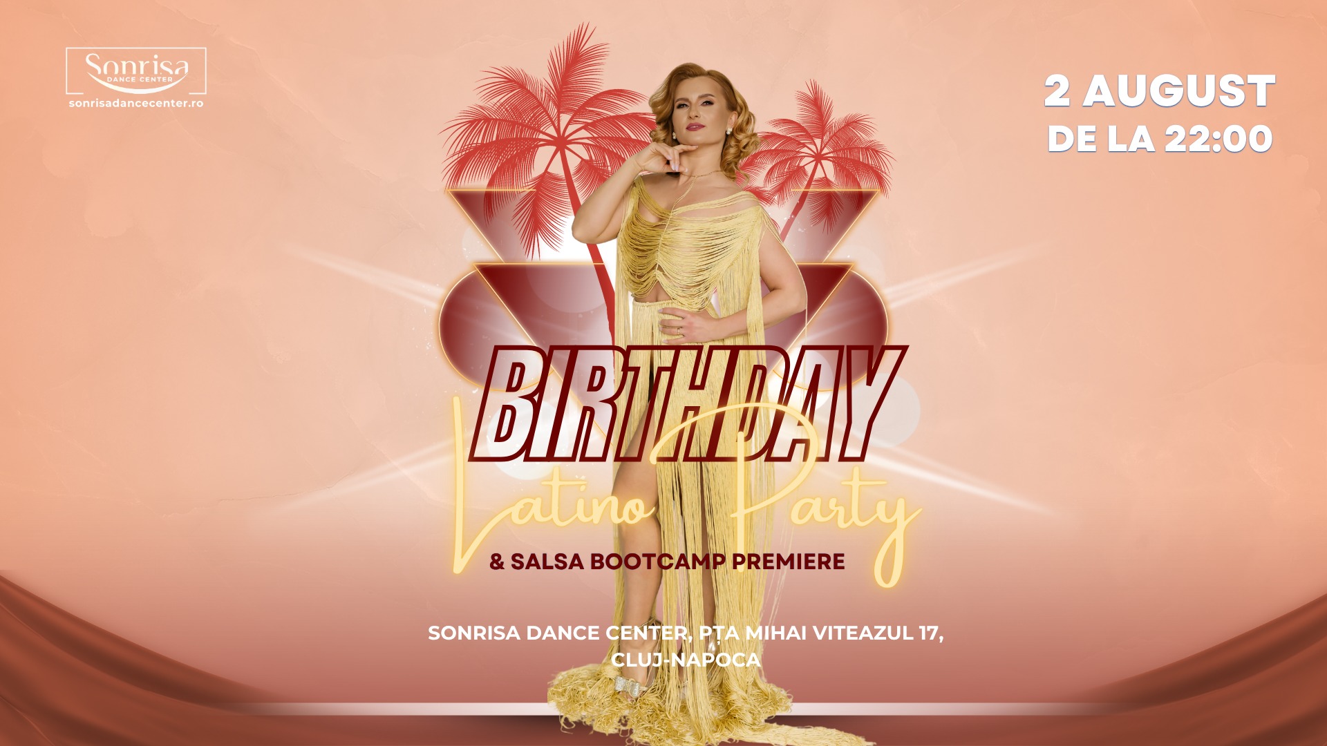 Birthday Latino Party 2 August de la 22:00 Cluj-Napoca