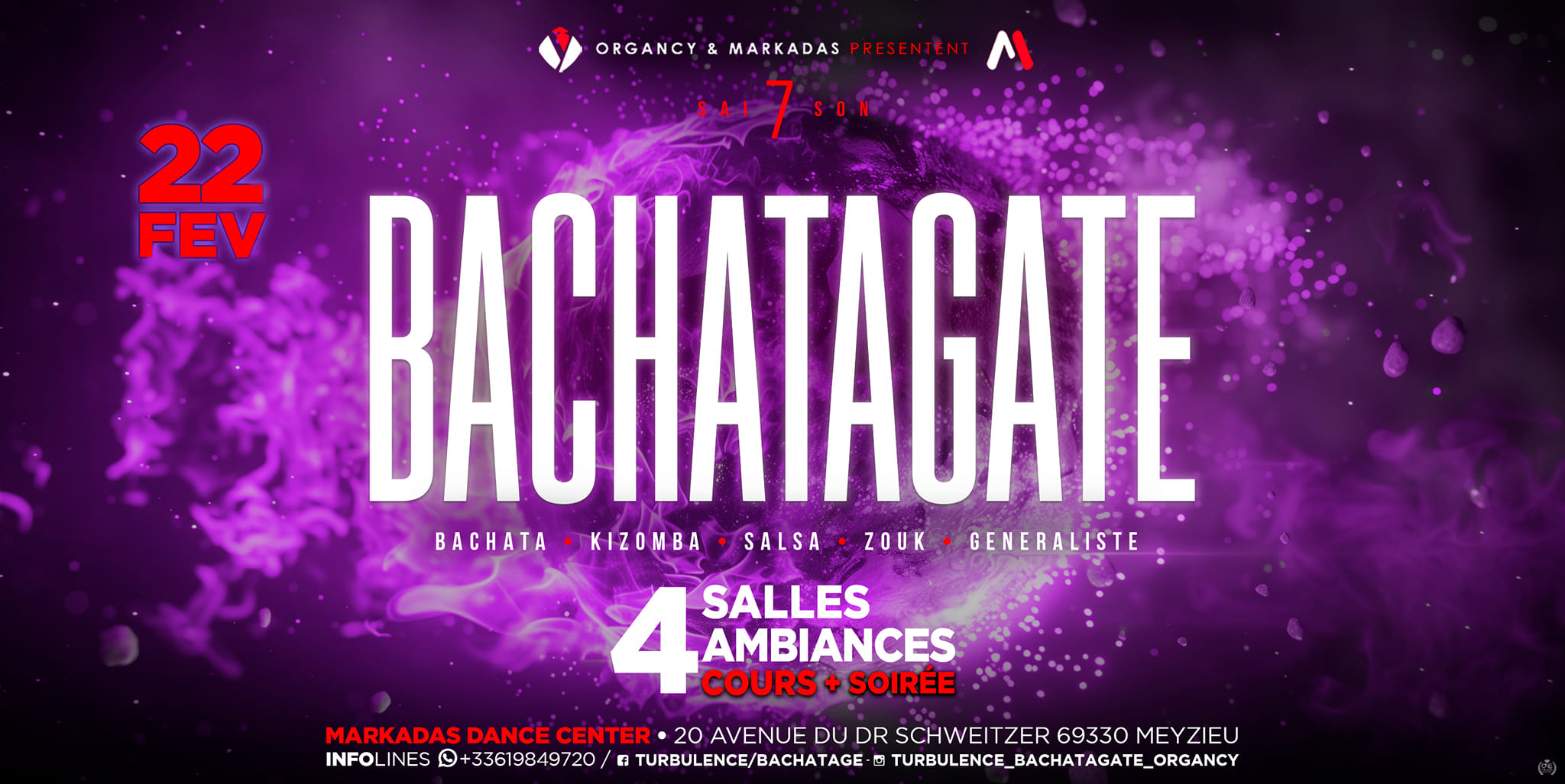 BACHATAGATE Saison 7 4 Salles 4 Ambiances
