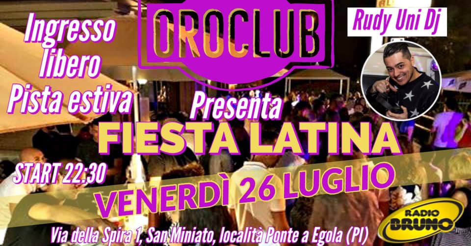 *FIESTA LATINA ALL’ APERTO*