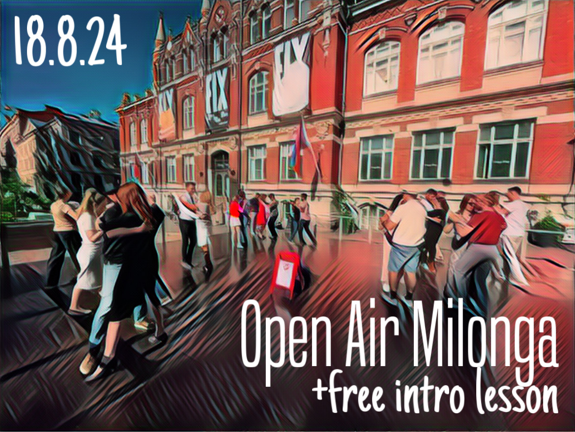 Open Air Milonga + free intro lesson August 18