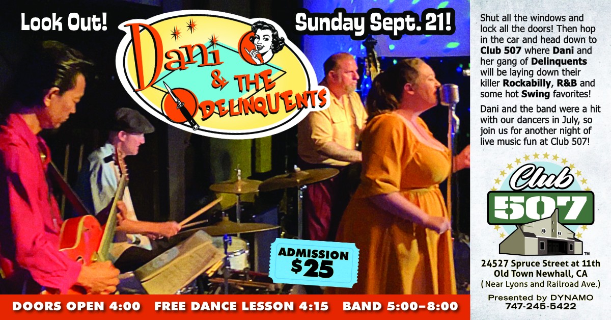 Dani & The Delinquents RETURN at Club 507 !