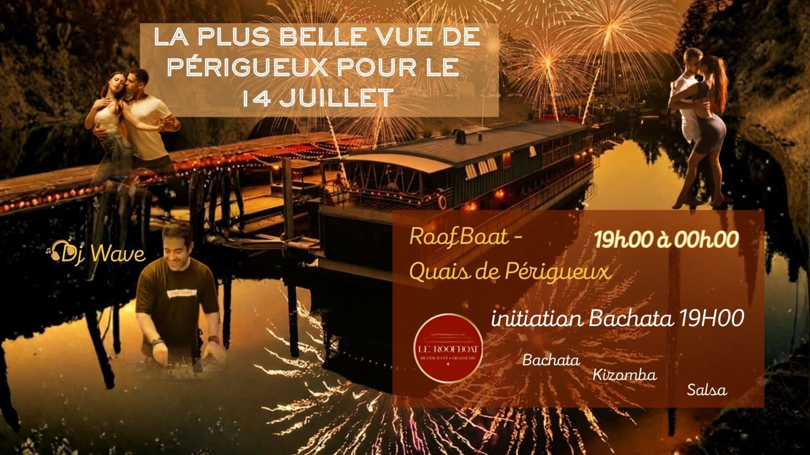 🎆 14 Juillet au Roofboat : Partage, Piste BKS & Feu d'Artifice ! 💃
