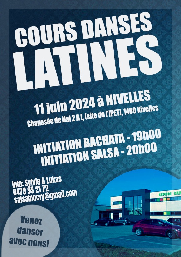 Initiation Bachata & Initiation Salsa à Nivelles