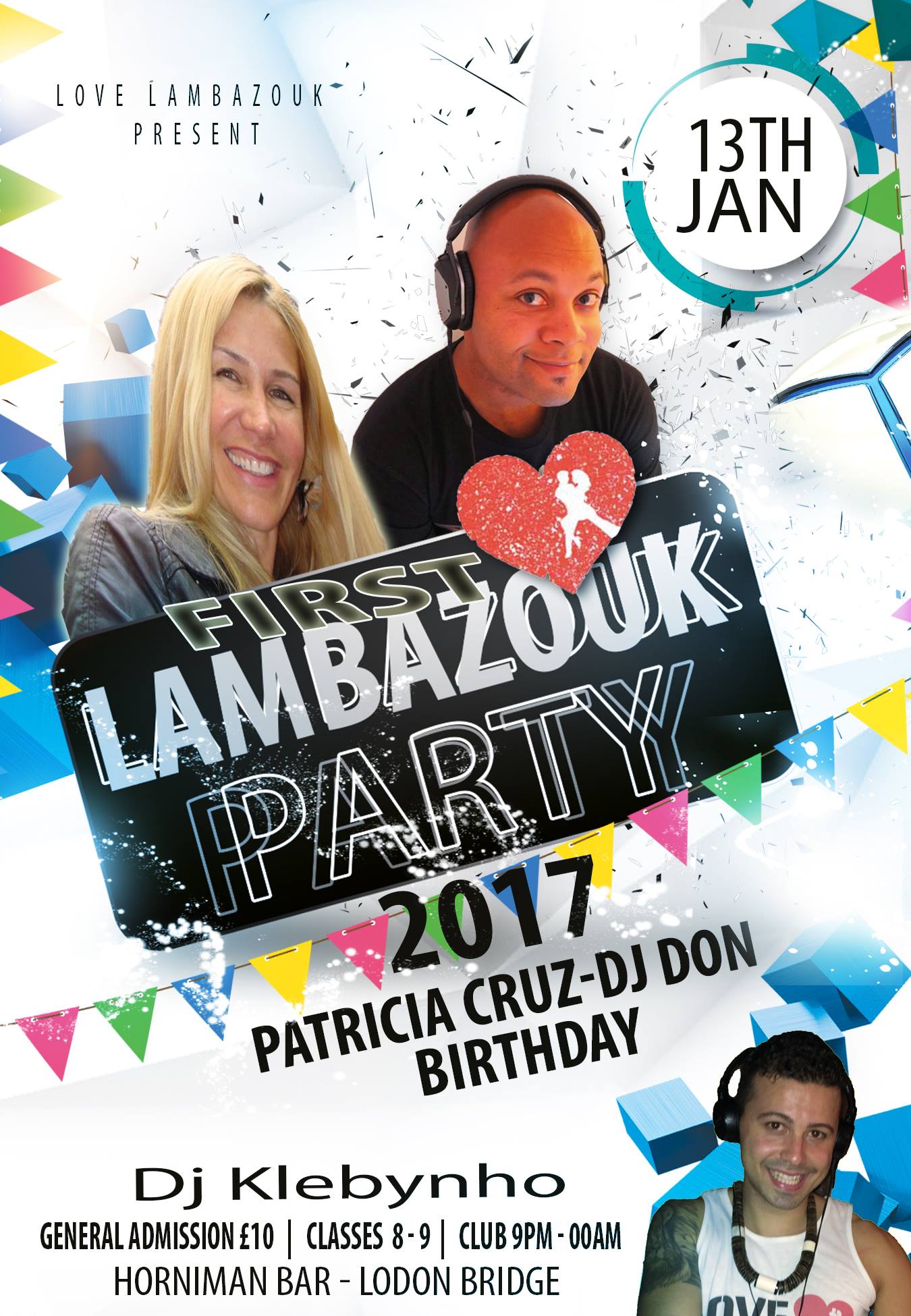 Patricia Cruz- Dj Don & Love Lambazouk's mega-monthly bash!