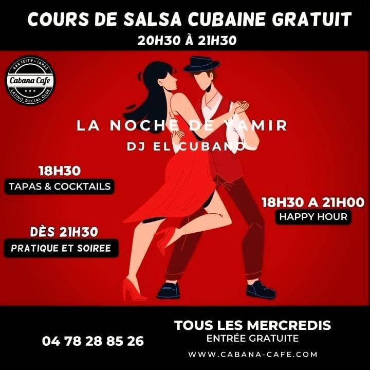 Cours de danse salsa cubaine gratuit avec Yamir de Cuba