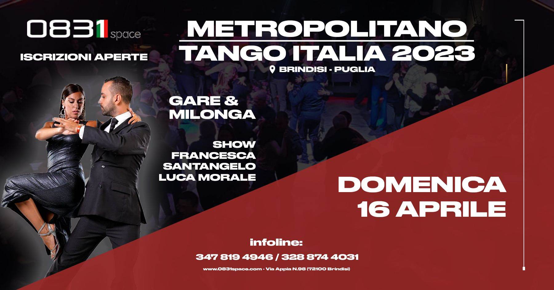 Metropolitano Tango Italia 2023 - Tappa Puglia-Brindisi