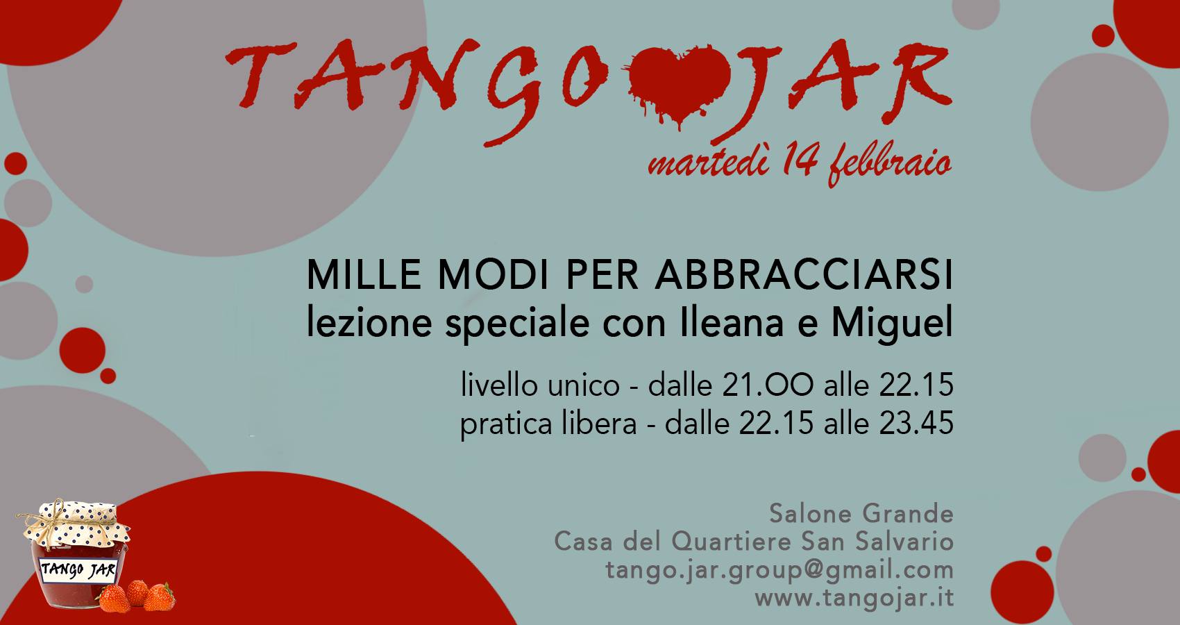 Lezione e pratica di San Valentino con Ileana e Miguel