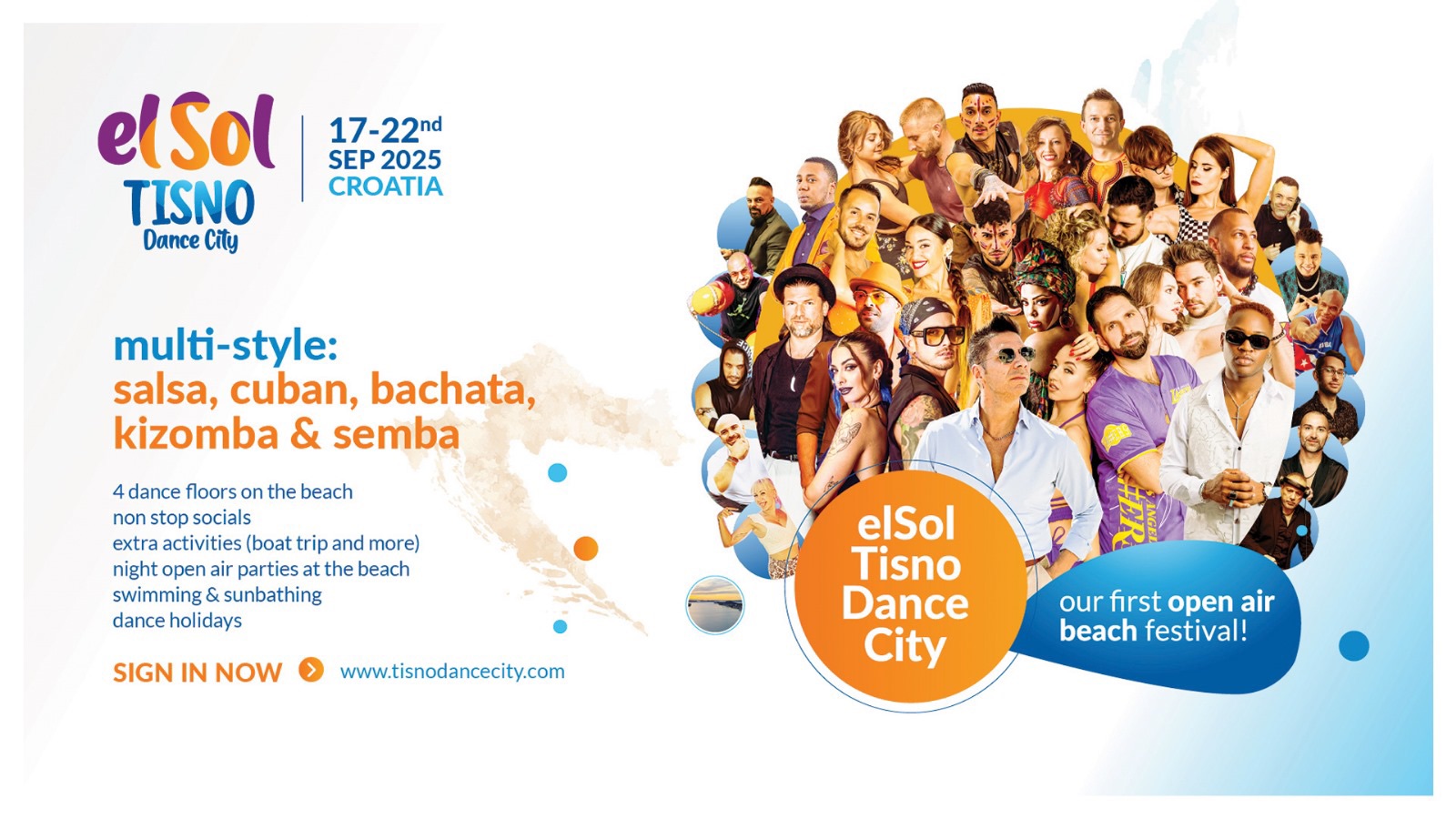 elSol Tisno Dance City Croatia 2025- Bachatiger group