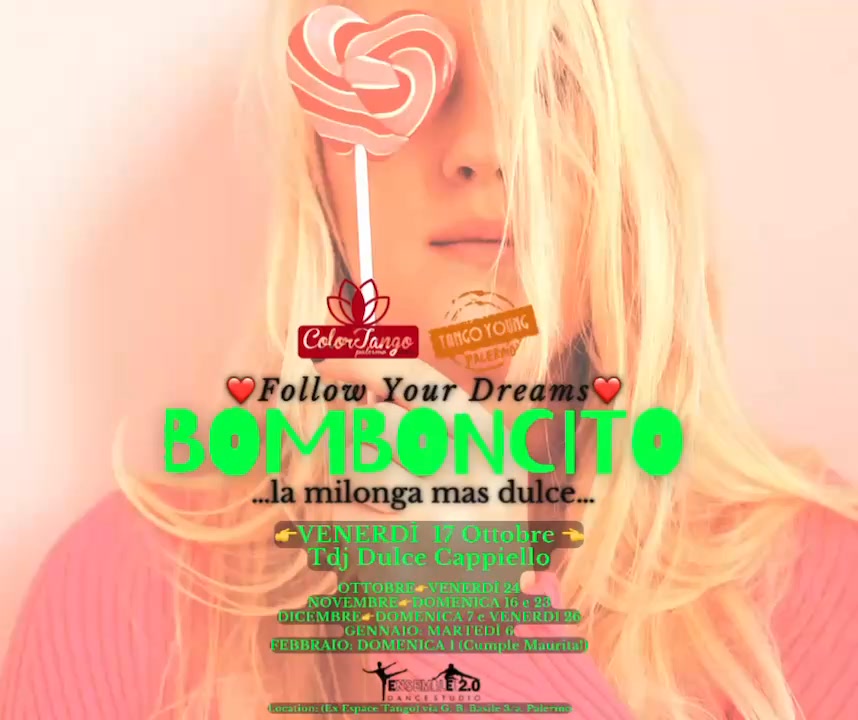 Bomboncito, la Milonga mas dulce… Tdj Dulce Cappiello