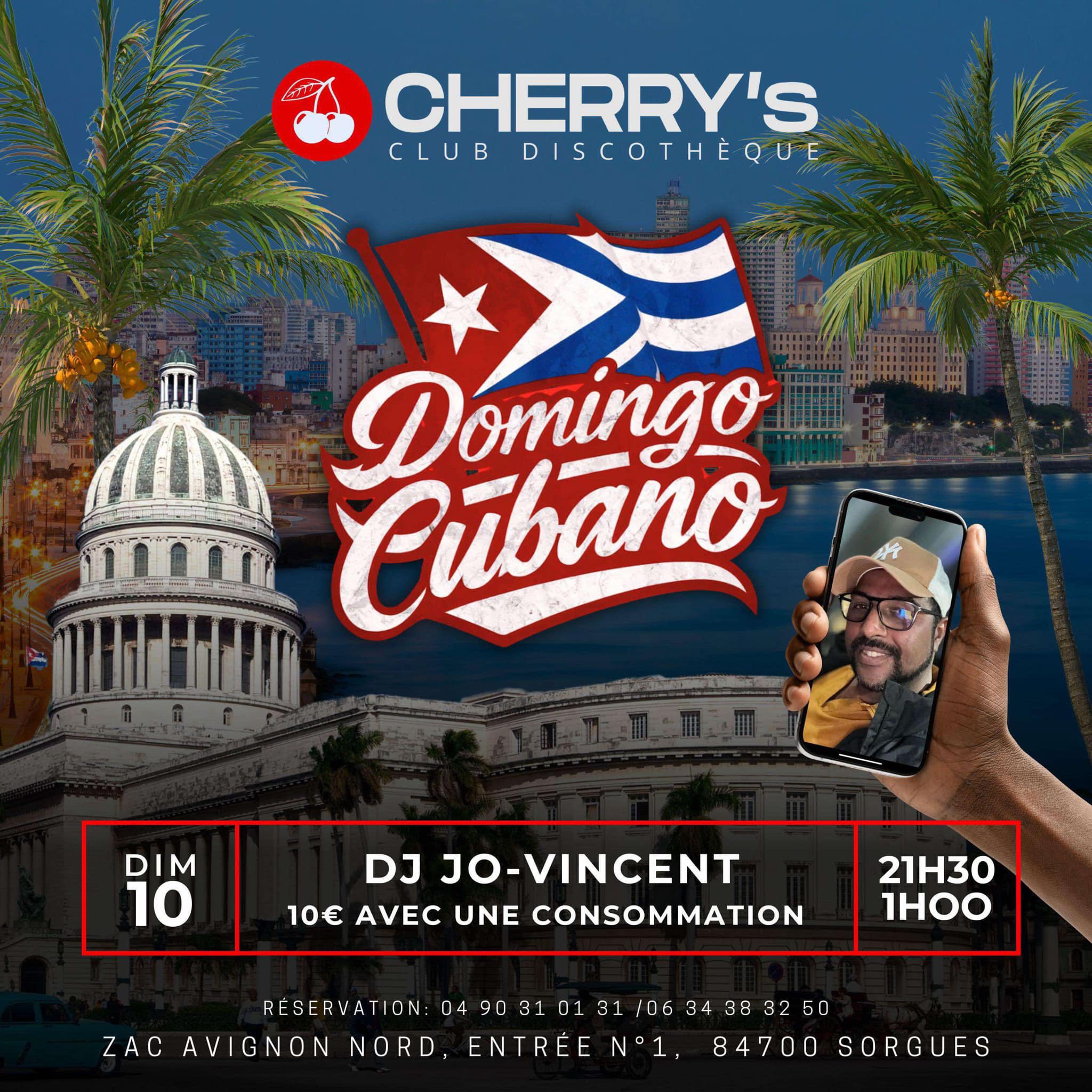 Soirée domingo CUBANO au CHERRY’S