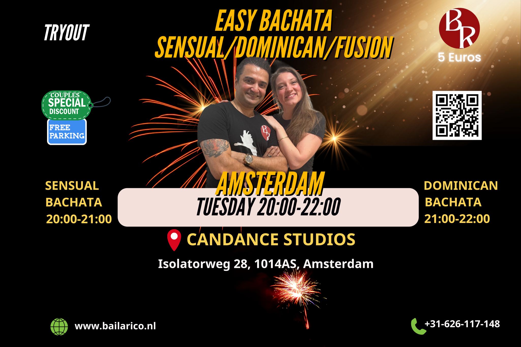 Proefles Bachata Sensual Dominican Moderna (Amsterdam)