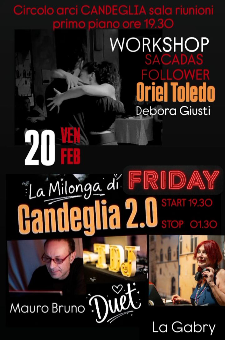 CANDEGLIA 2.0 DUET‼️tdj 🎧 La Gabry e Mauro Workshop con ORIEL TOLEDO ⭐