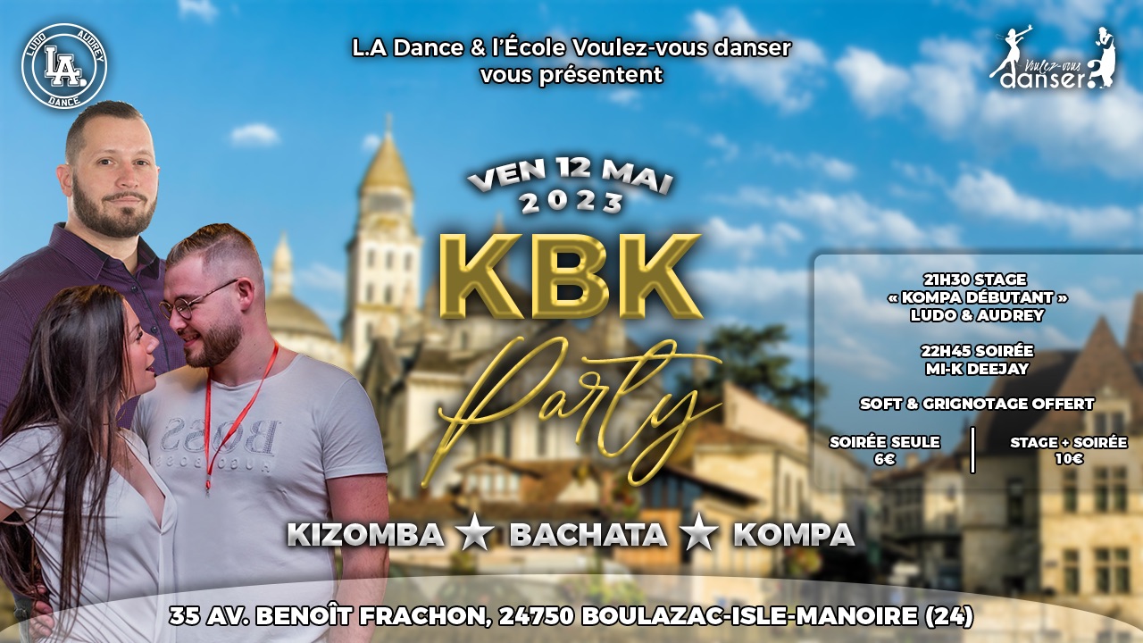 KBK Party ☀️ - Vendredi 12 Mai