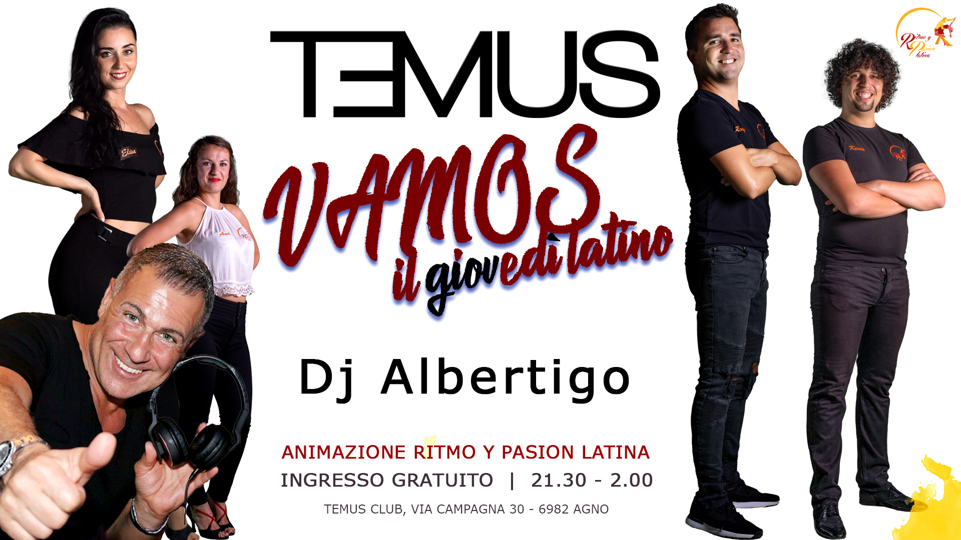 ✩ Si Riparte!!! VAMOS - IL GIOVEDÌ LATINO ✩