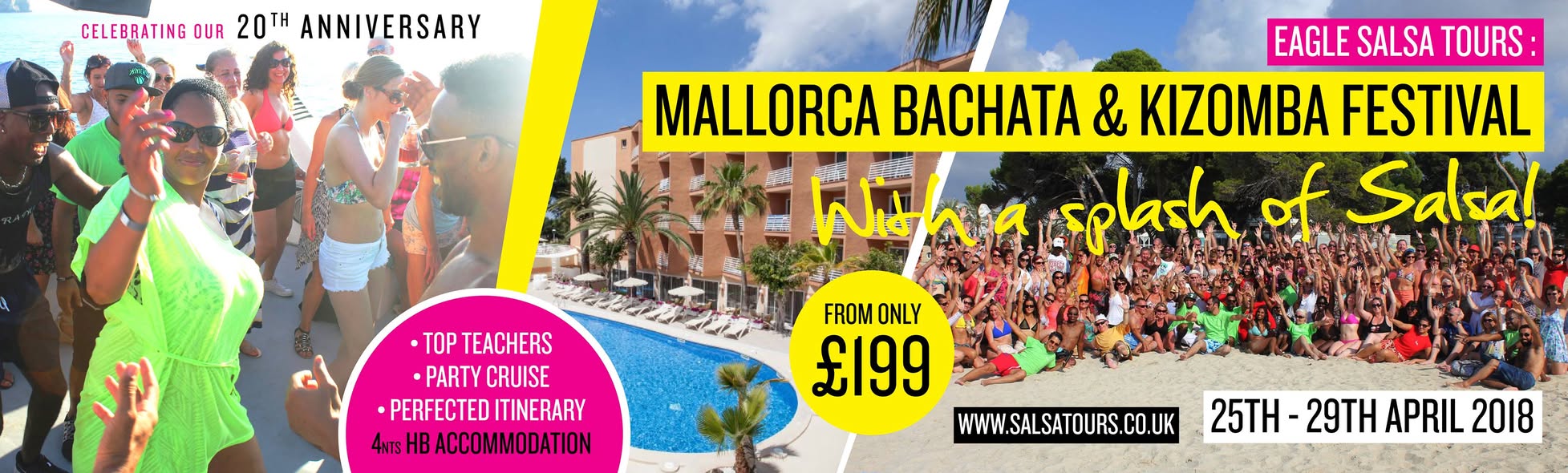 Mallorca Bachata & Kizomba Festival with a Splash of Salsa 2018!