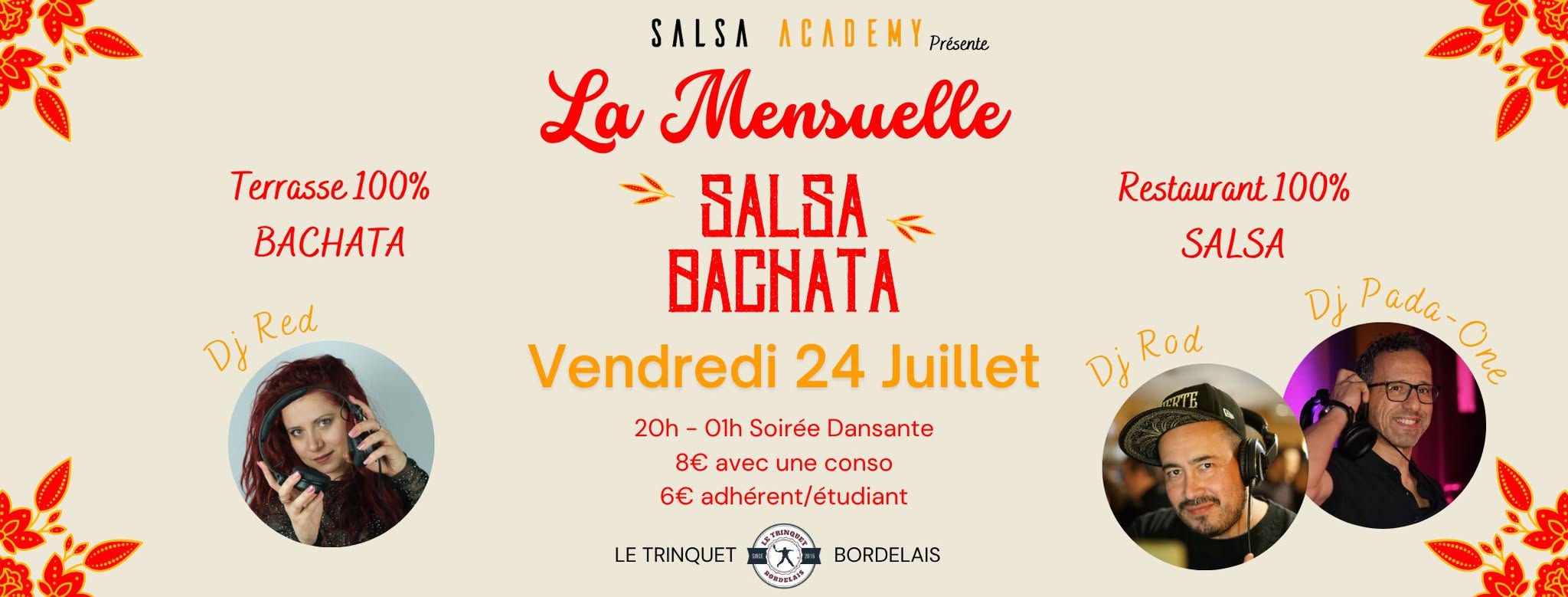 La Mensuelle Salsa Bachata de Juillet