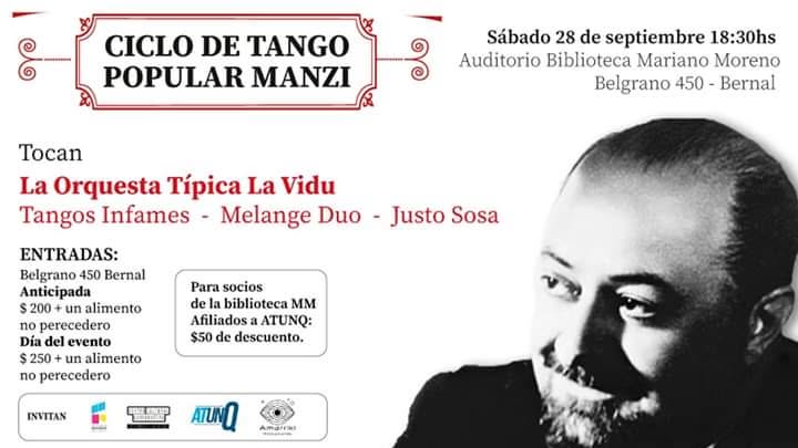 ¡Ciclo de Tango en La Moreno!