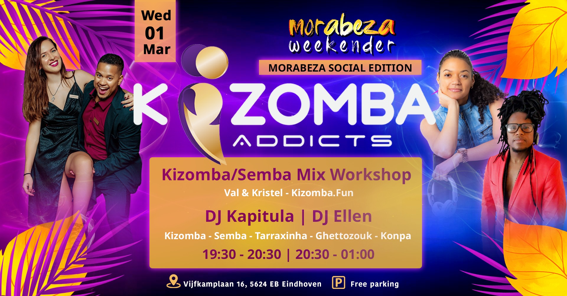 Kizomba Addicts Special Social Edition + Workshop Morabeza Weekender