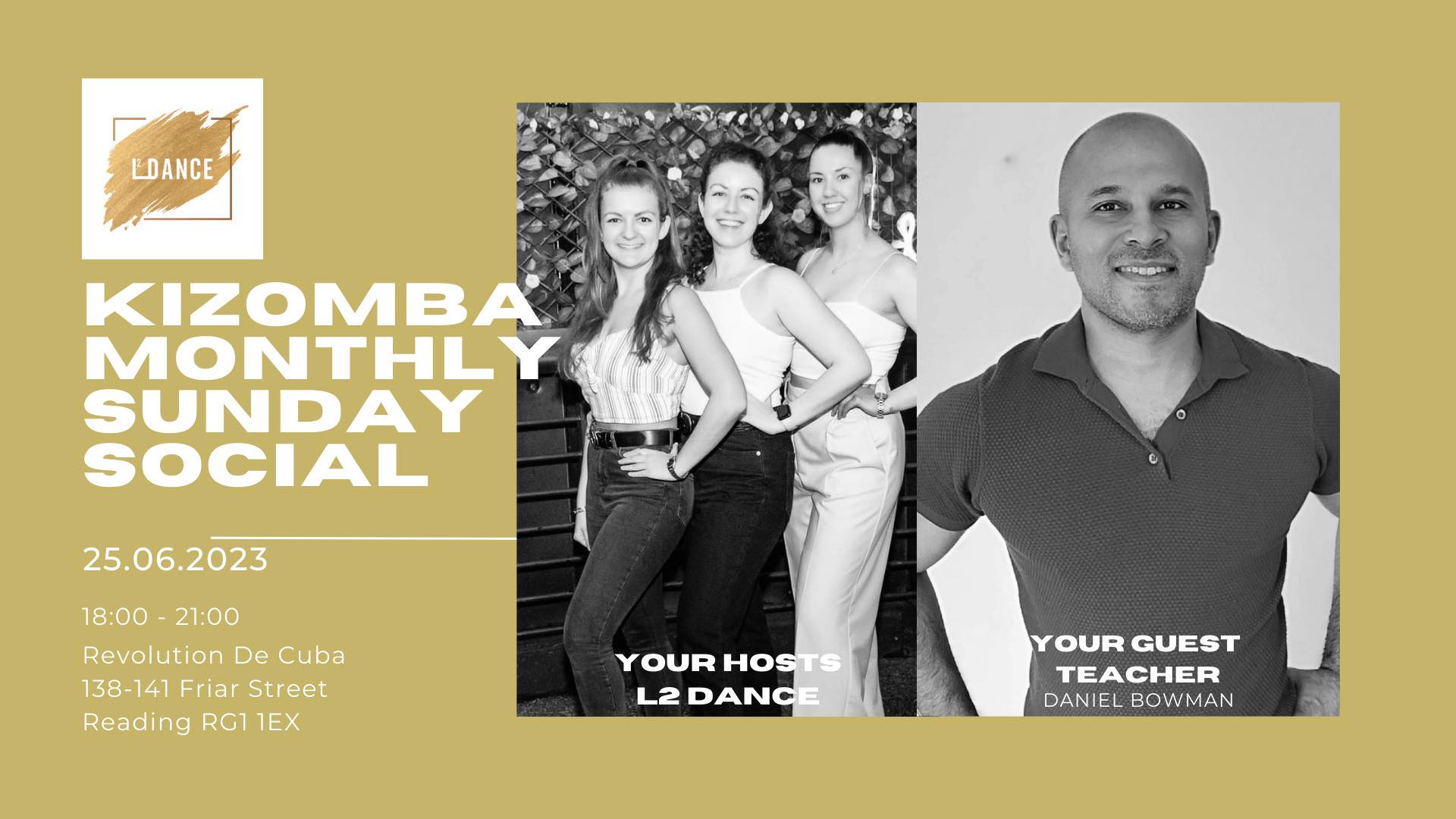 Kizomba Monthly Sunday Social - L2 Dance