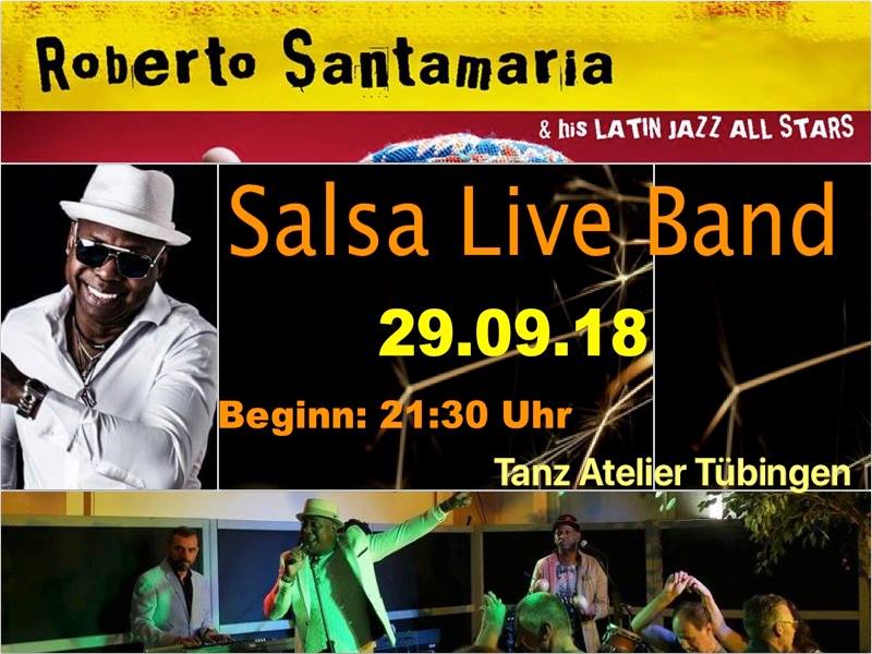 Salsa live Band im Tanz Atelier