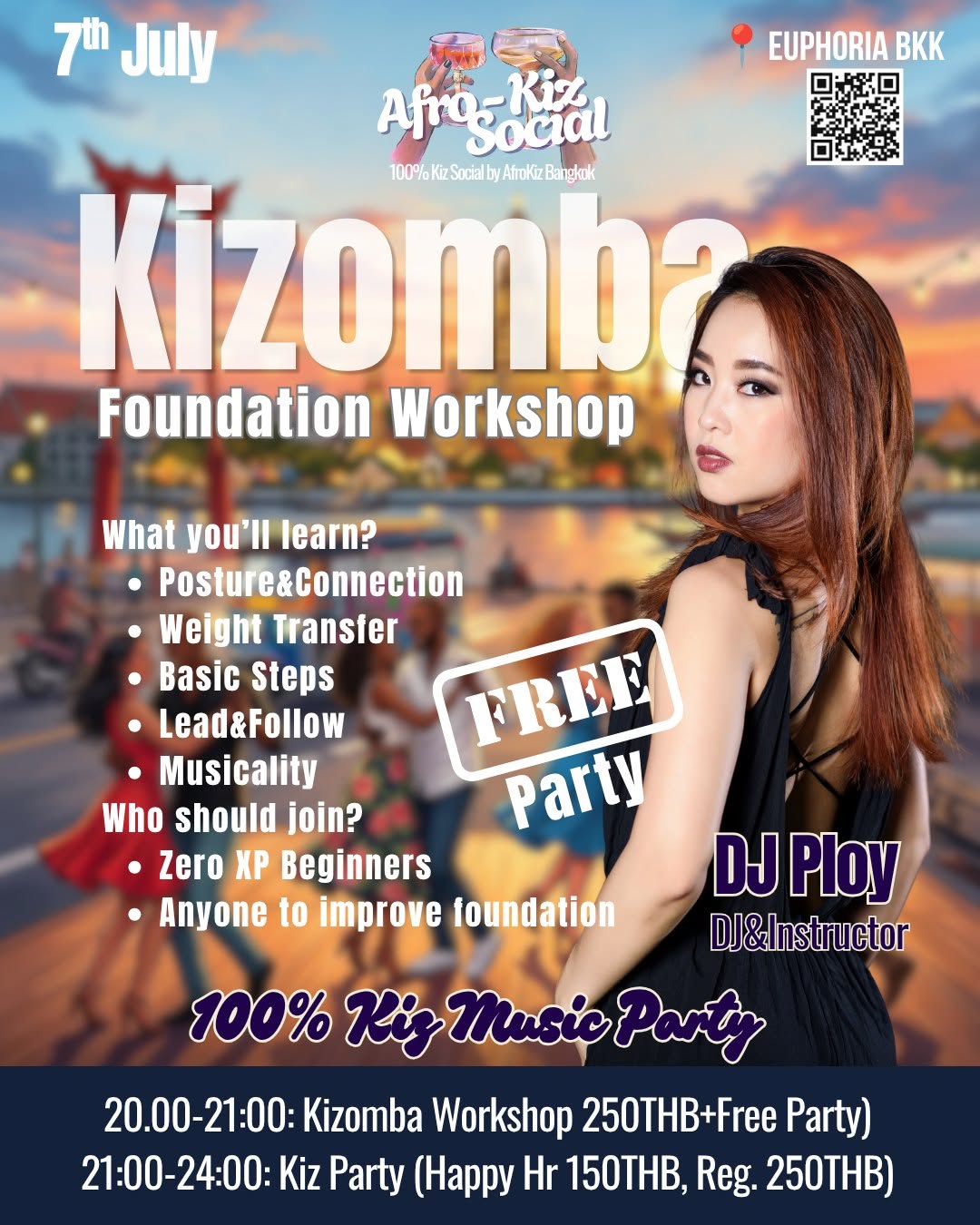 AfroKiz Social Kizomba Foundation Workshop