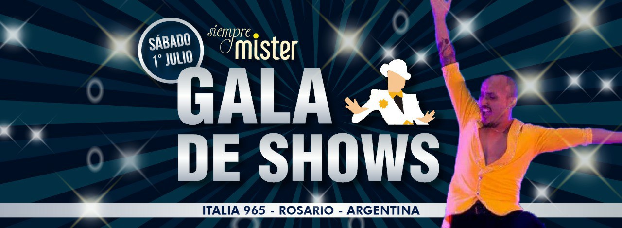 Sabado 1º JULIO GALA De SHOWS y BAILE Social Imperdible!