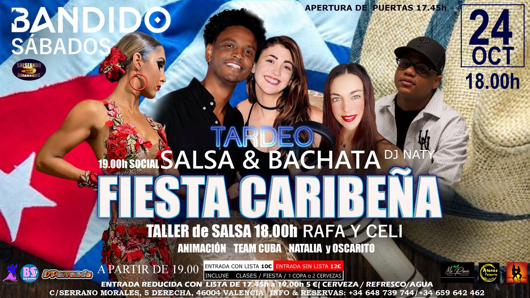 Fiesta Caribeña en BANDIDO