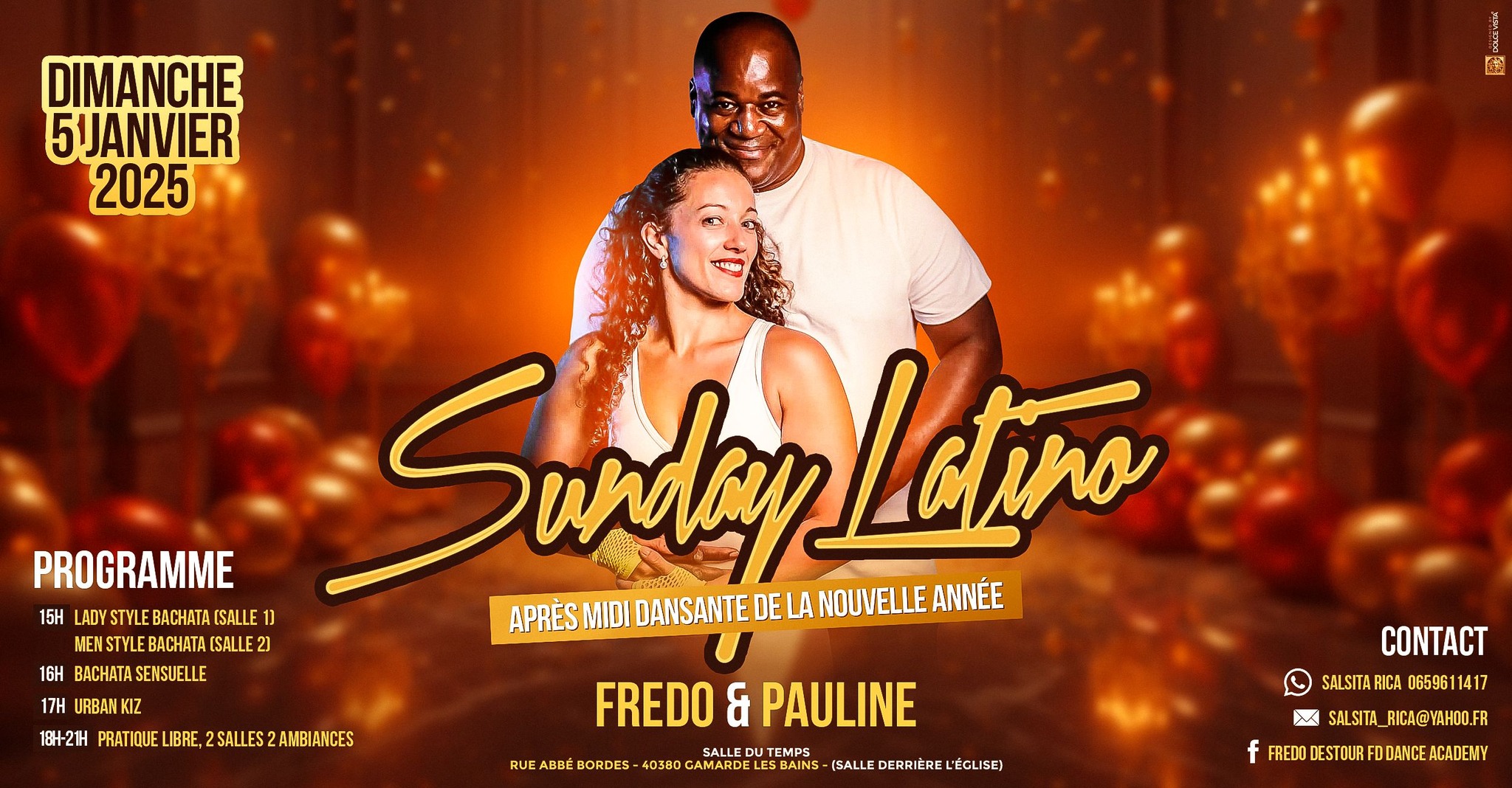 Sunday Latino 2 salles 2 ambiances à Gamarde les bains